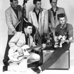 White Lightnin' promo photo - One of a batch of publicity photos taken by photographer and actor Martin Oldfield, somewhere in a warehouse in Ancoats sometime in 1981 - All rights reserved